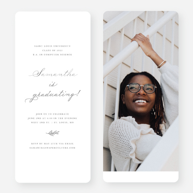 Artisanal Prestige Graduation Announcements & Graduation Invitations