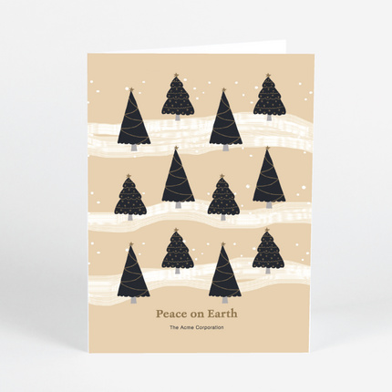 Decorated Trees - Beige