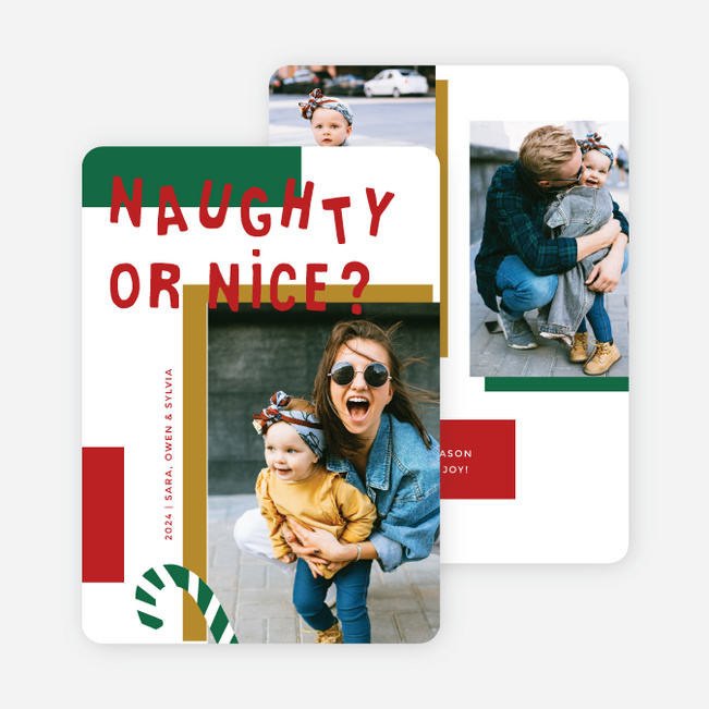 Big Question Christmas Cards - Multi