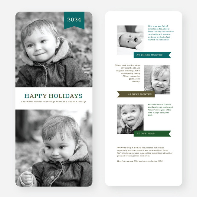 Fun Holiday Cards - Blue