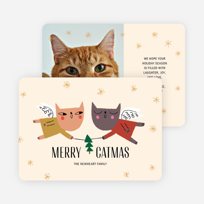 Merry Catmas Christmas Cards - Multi