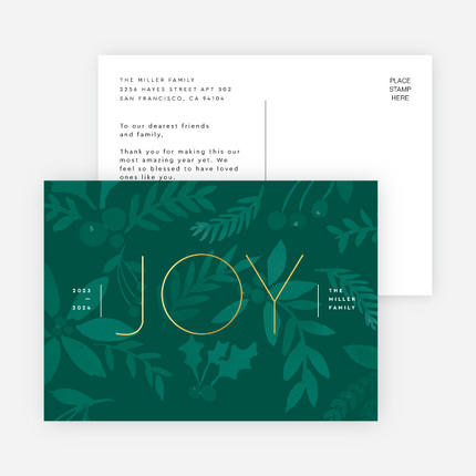 Foil Monumental Joy - Green