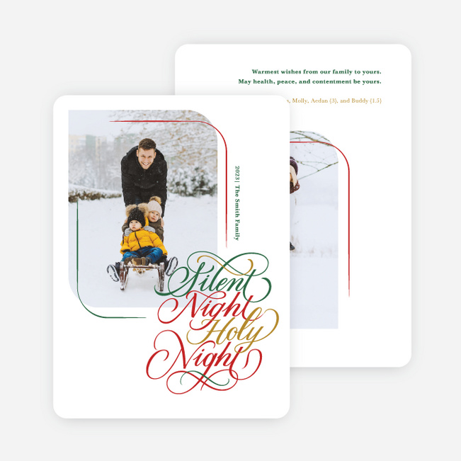 Wonderful Night Christmas Cards - Multi