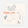 Holly, Peace & Joy - Beige