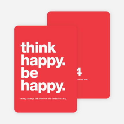 Be Happy - Red