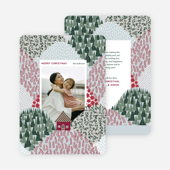 Custom birth announcements personalized christmas cards