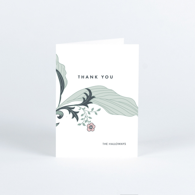 Romantic Simplicity Wedding Thank You Cards - Multi