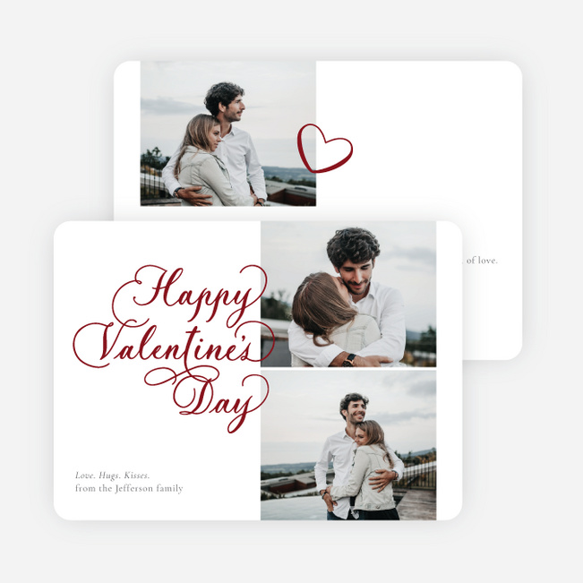 Sweet Love Valentine’s Day Cards - Red