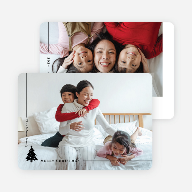 Spreading Light & Love Christmas Cards - Black