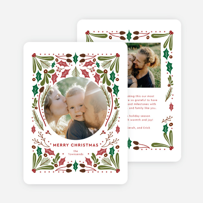 Cozy Traditions Christmas Cards - Red