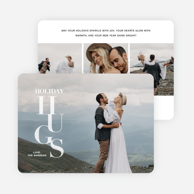 Hug Invitation Heartfelt Hugs Holiday Cards and Invitations | Paper Culture