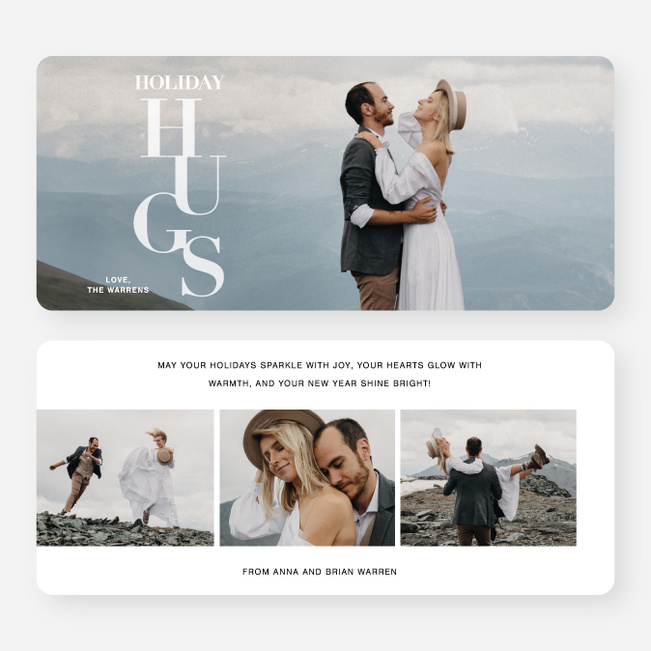 Hug Invitation Heartfelt Hugs Holiday Cards and Invitations | Paper Culture