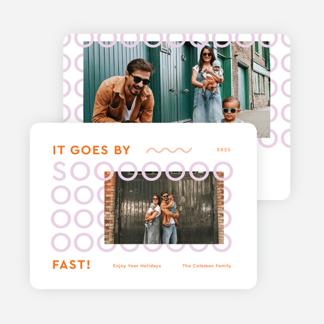 Chock Full of Joy Holiday Cards and Invitations - Orange
