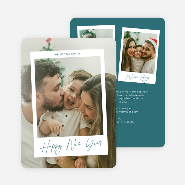Just Captured New Year Cards and Invitations - Blue