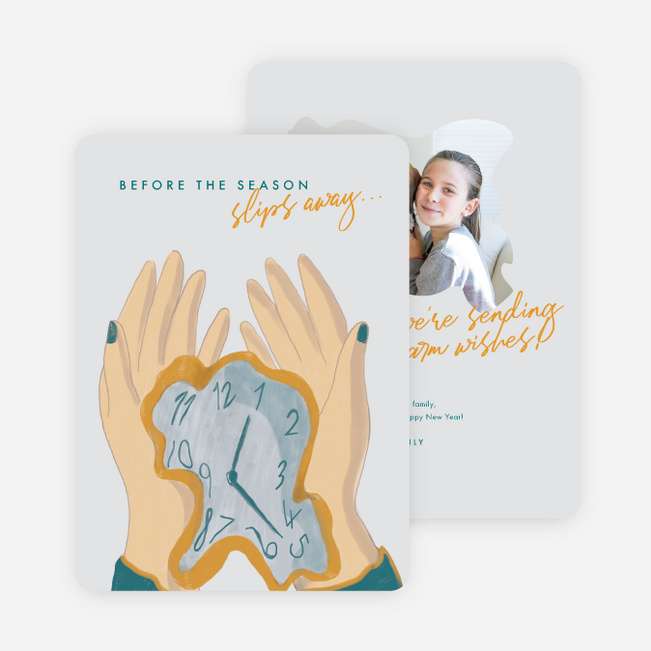 Before It’s Gone New Year Cards and Invitations - Yellow