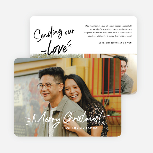 Said with Style Christmas Cards - White