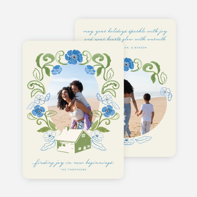 A Wilder Season Holiday Cards and Invitations - Blue