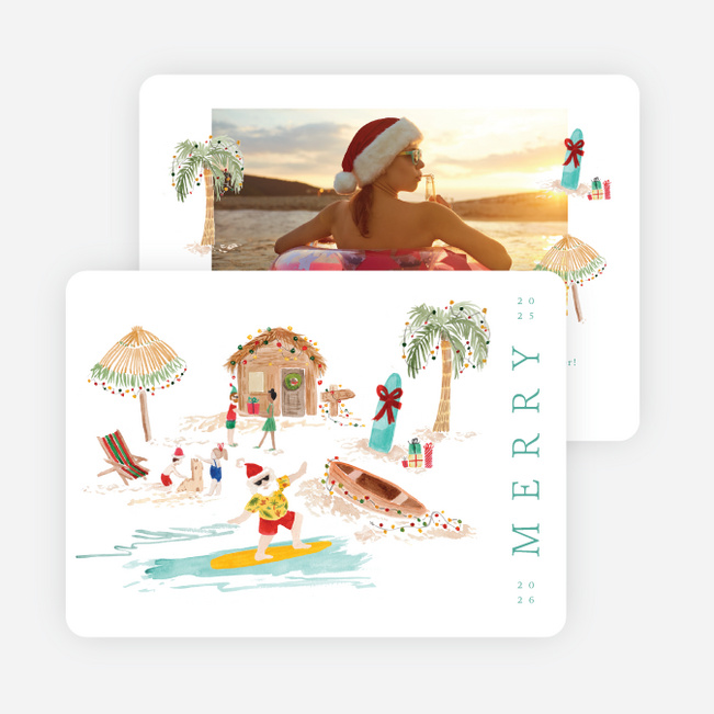 Where Winter Lives Christmas Cards - Blue