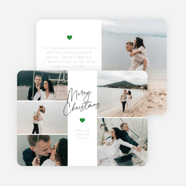 Writ in Warmth Christmas Cards - Green