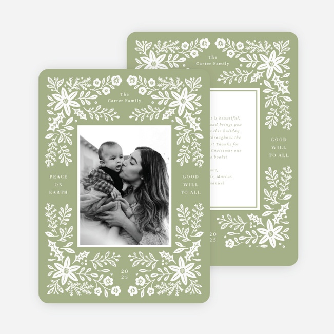 Artisan Edge Christmas Cards - Green