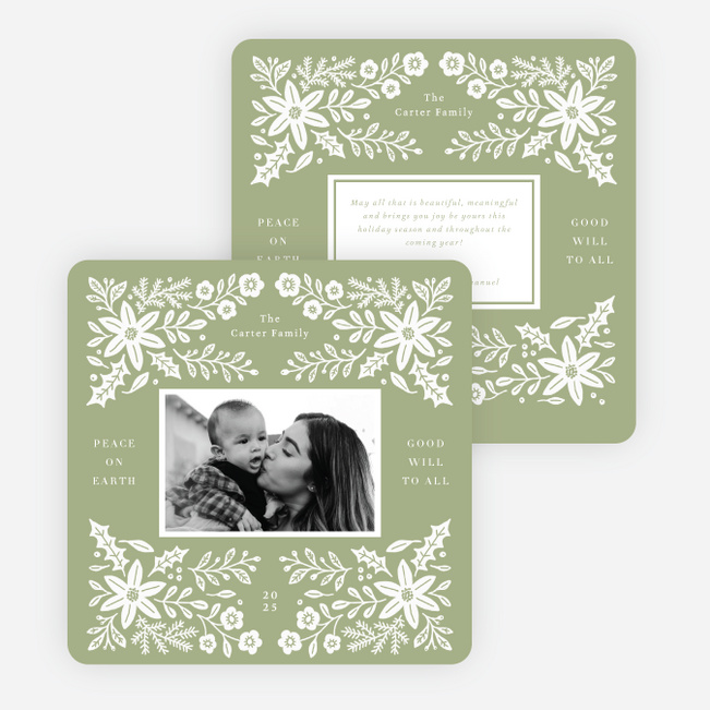 Artisan Edge Christmas Cards - Green