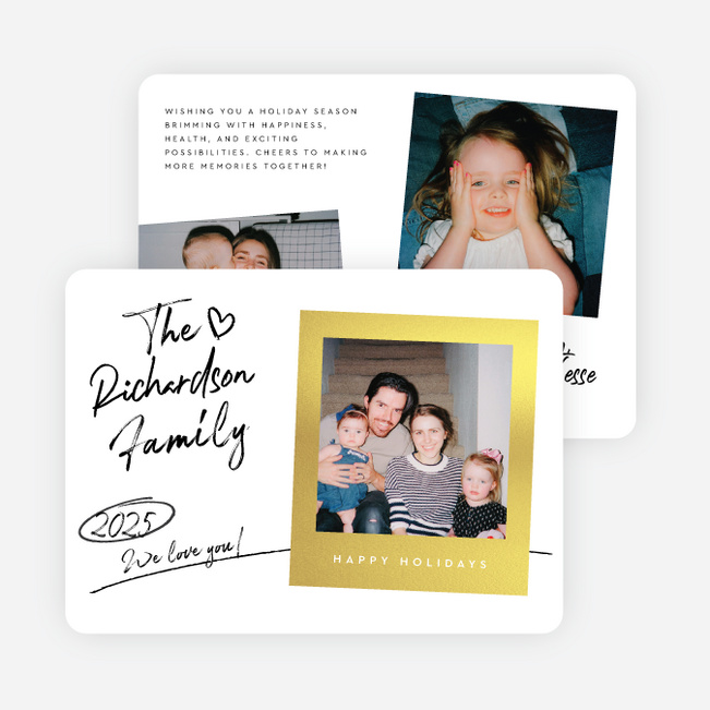Picture This Holiday Cards and Invitations - Yellow