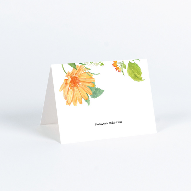 Opulent Garden Wedding Thank You Cards - Multi