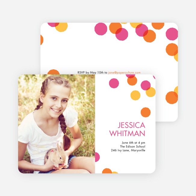 Colorful Graduation Cards - Pink