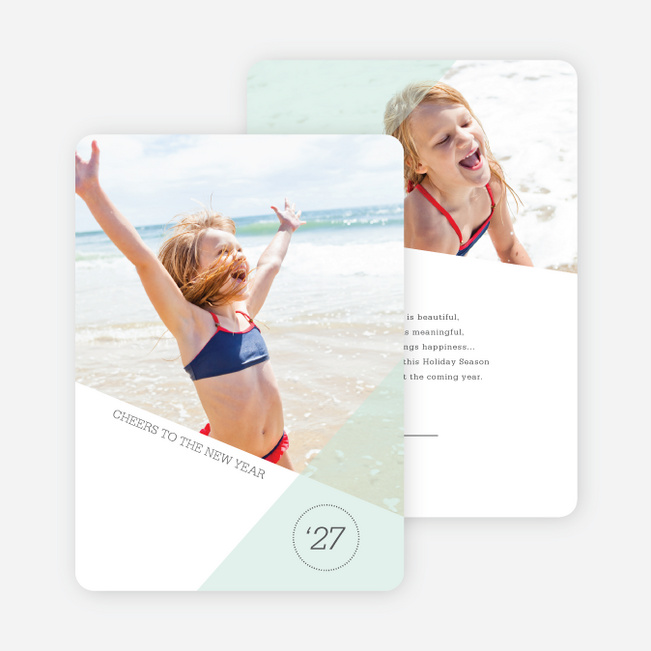 New Year’s Cheers Cards - Green