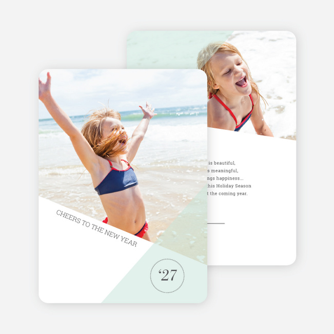 New Year’s Cheers Cards - Green