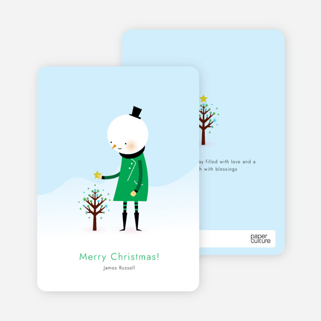 Luke the Whimsical Snowman - Shamrock