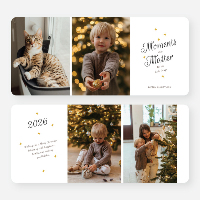 Little Moments Christmas Cards - White