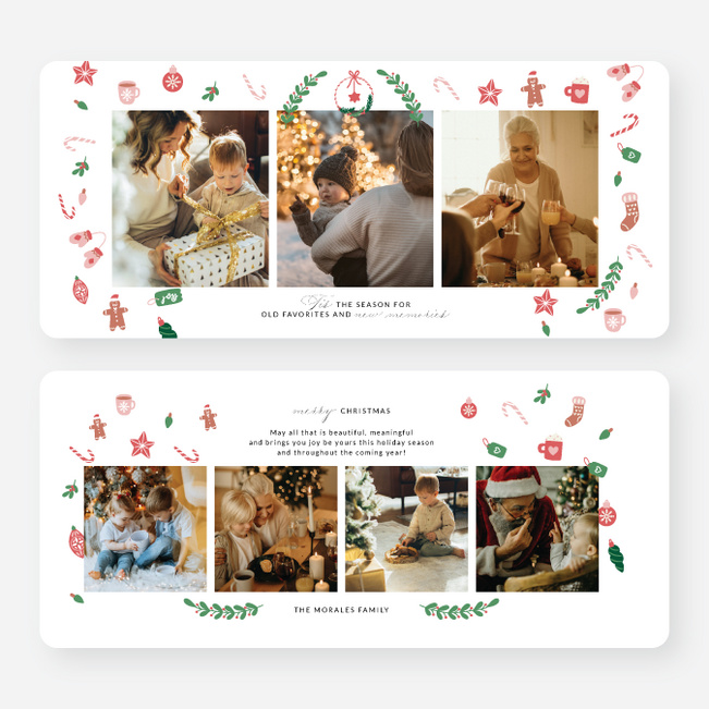 Sweet Festive Icons Holiday Cards and Invitations - Multi