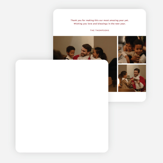Signed by the Season Holiday Cards and Invitations - White