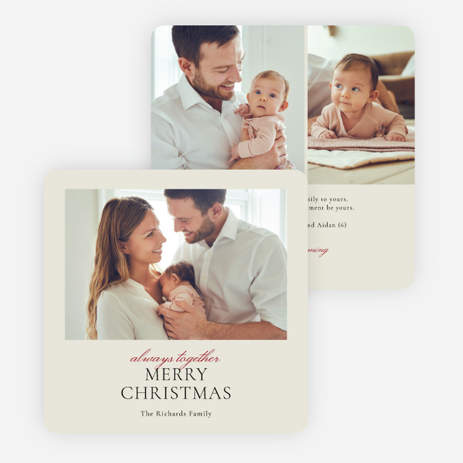 Stronger Together Christmas Cards - Red