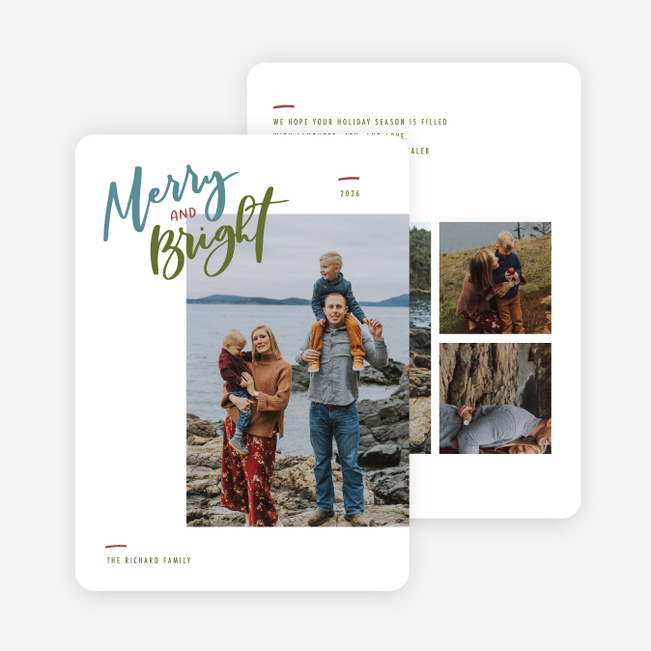 Warm Tidings Holiday Cards and Invitations - Multi